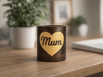 Moonlit Glow Heart Tealight Holder – Mum Gift