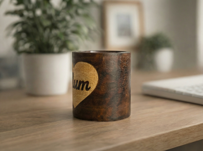 Moonlit Glow Heart Tealight Holder – Mum Gift